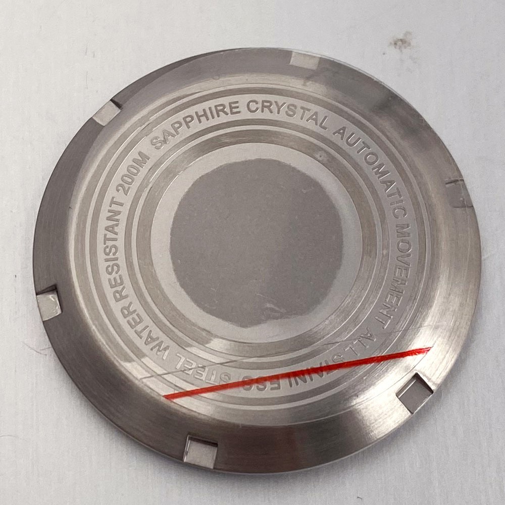 36mm 39mm Pilot Steel Sapphire Glass Watch Case Fit NH35 NH36 2824 8215 leather