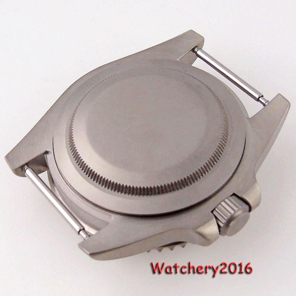 40mm 120 Clicks 20ATM Titanium Mens Watch Case sapphire crystals Fit Japan NH35A