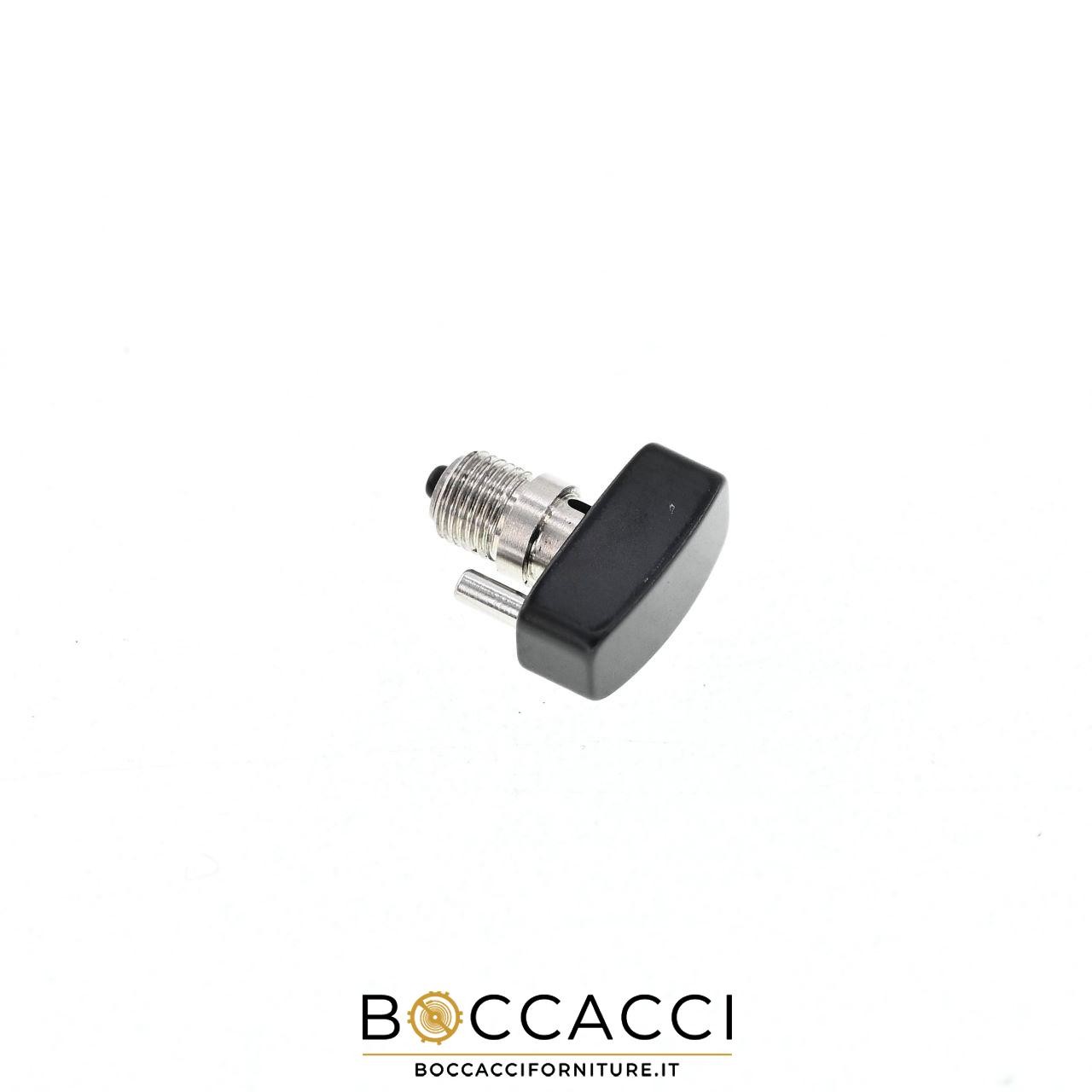 GENERIC Compatible Black Steel Button for Tag-Heuer 6.5×3.0 (NEW)