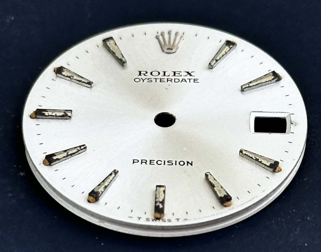 Vintage Rolex Oysterdate Precision Watch Dial For 6466