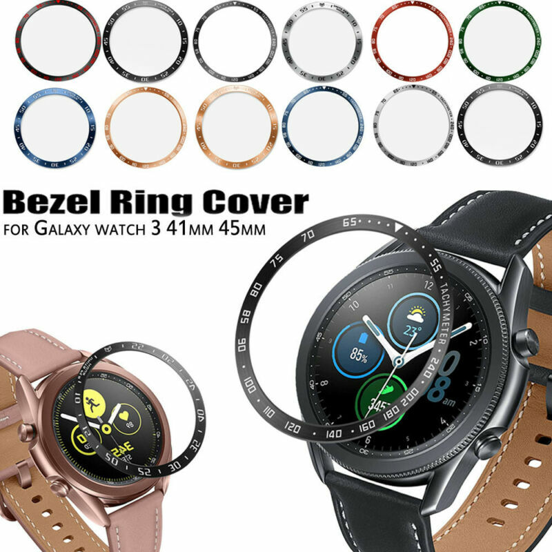 For Samsung Watch 5/5Pro 4 40/44mm 6 Classic 43/47mm Metal Bezel Ring Cover Case