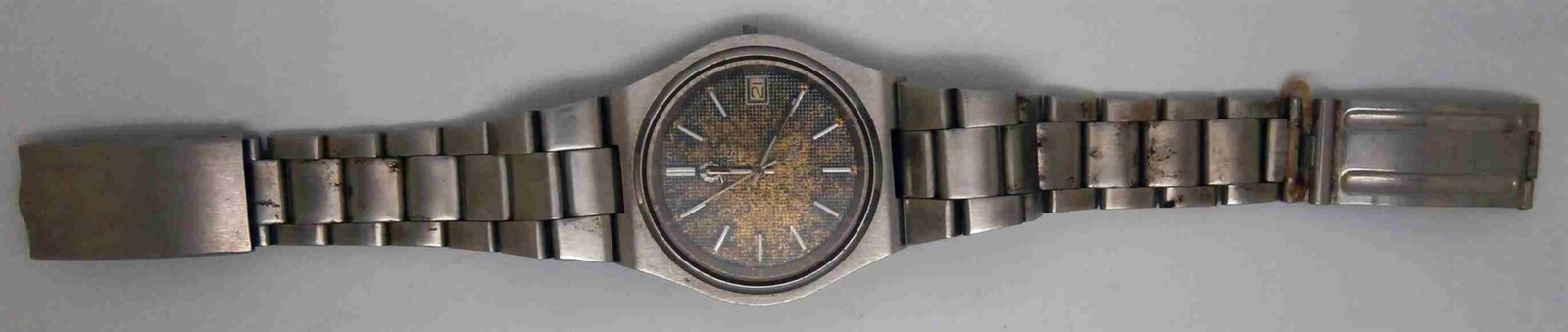 Vintage TITUS Tuning Fork Steel Wristwatch. Ref: 9308. Cal: 9162. For Repairs
