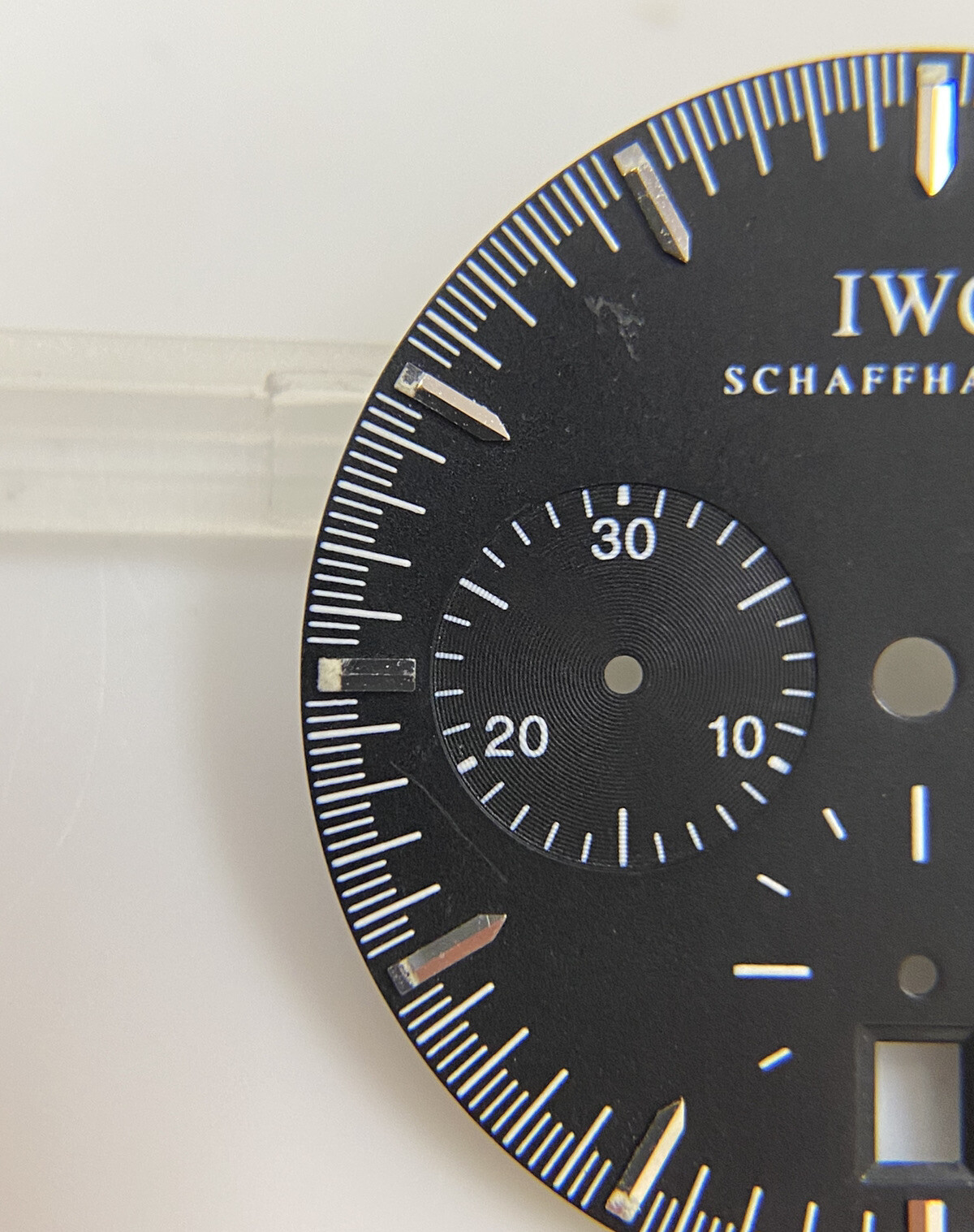 Original IWC GST SCHAFFHAUSEN Chronograph IW372702 Black 27mm Dial
