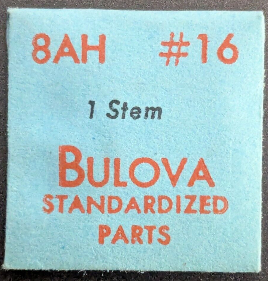 NOS NEW Genuine Bulova Cal. 8AH # 16 Winding Stem – Vintage Watch Part