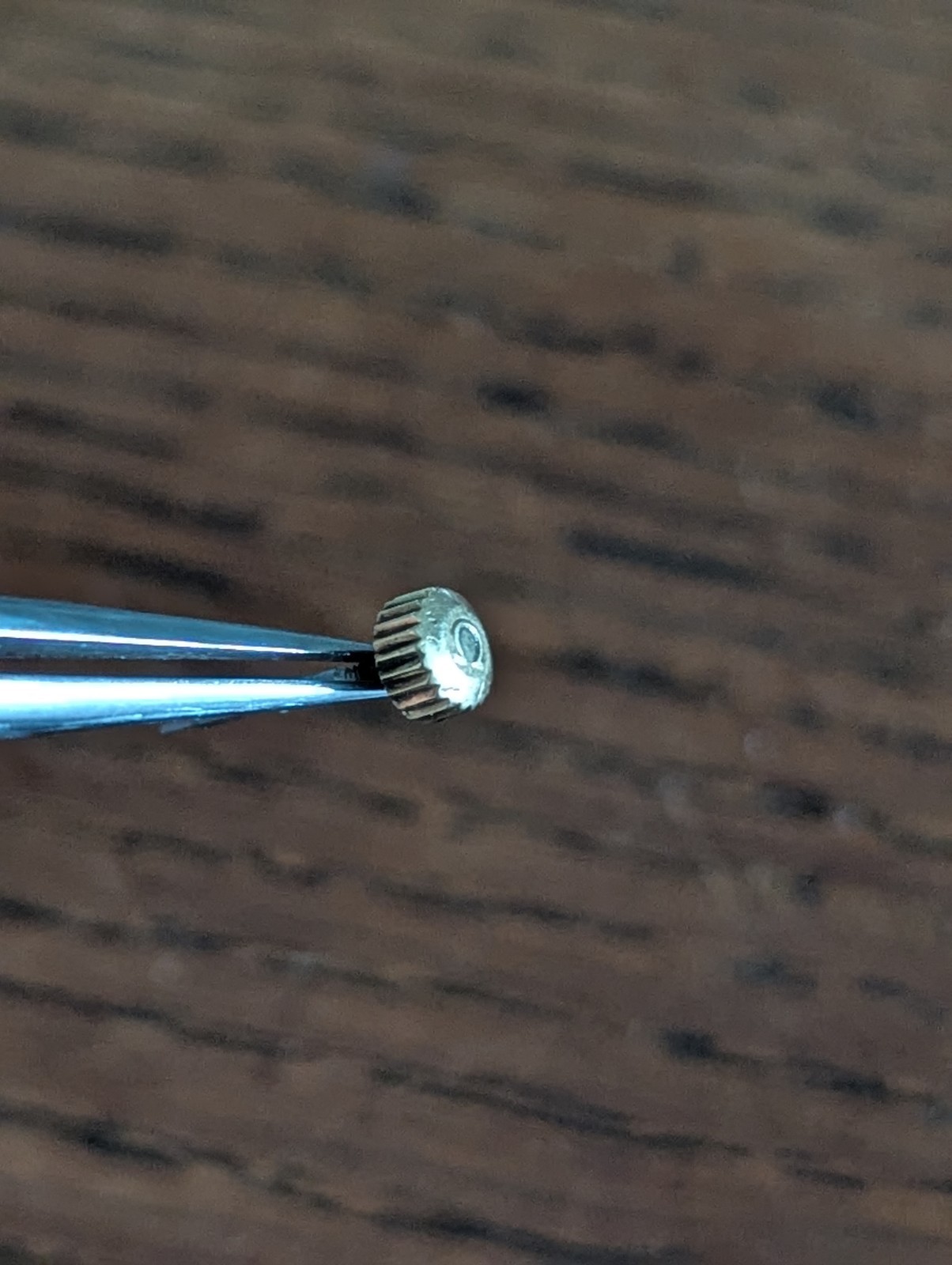 Omega Watch Crown + stem, Used, 4.8mm X 2.9mm, Tap 10, Watchmaker #S809