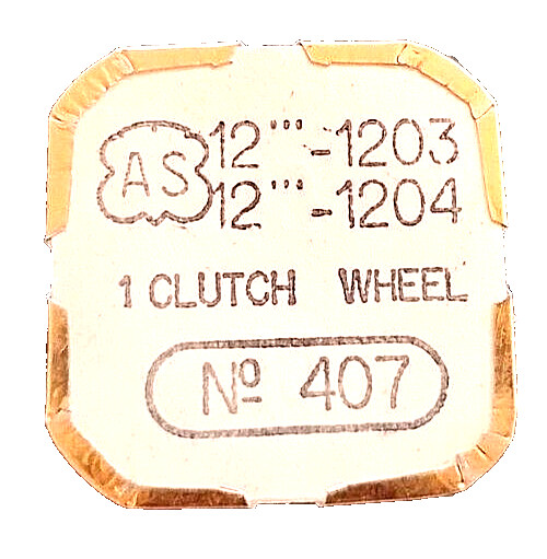 AS 1203 1204 Clutch Wheel watch part #407 A. Schild