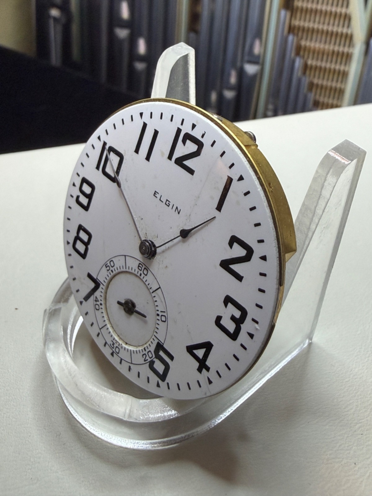 For Project or parts Vintage Elgin Pocket Watch, Circa 1917, 16S, 7J, Grade 293