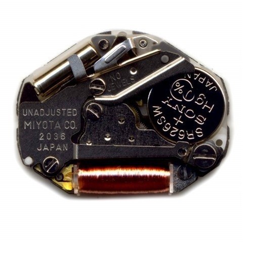 For MIYOTA 2036 Quartz Watch Movement Japan Made 3 Hands Replacement Repair Part