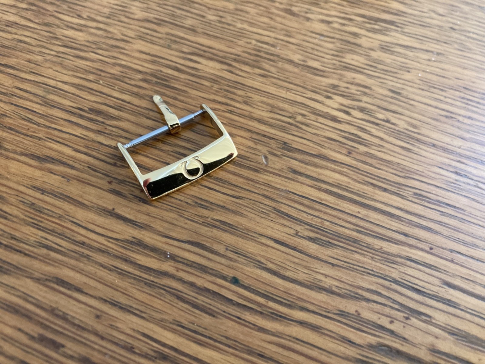 New 18mm OMEGA Stainless Steel Tang Buckle Gold Plated Polish 18 mm