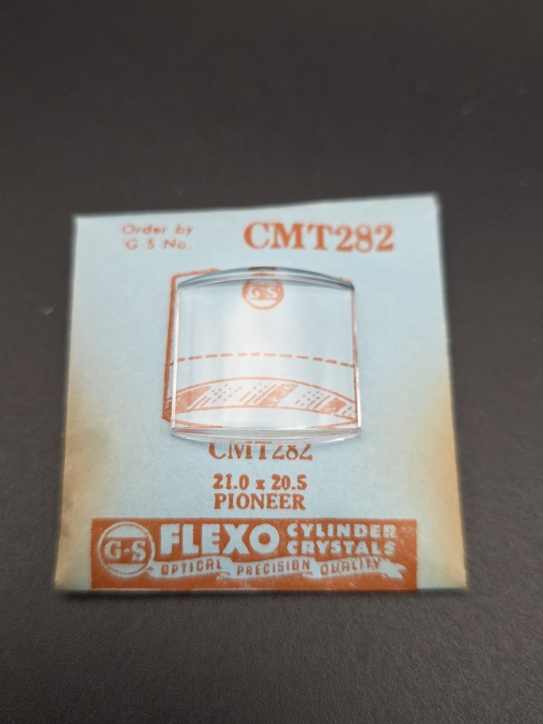 G-S Watch Crystal CMT282 Pioneer 21.0X20.5
