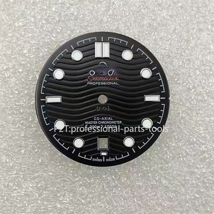 DIY 31mm Luminous Watch Dial Suitable for 2836 / 8215 Movement Seamaster 300