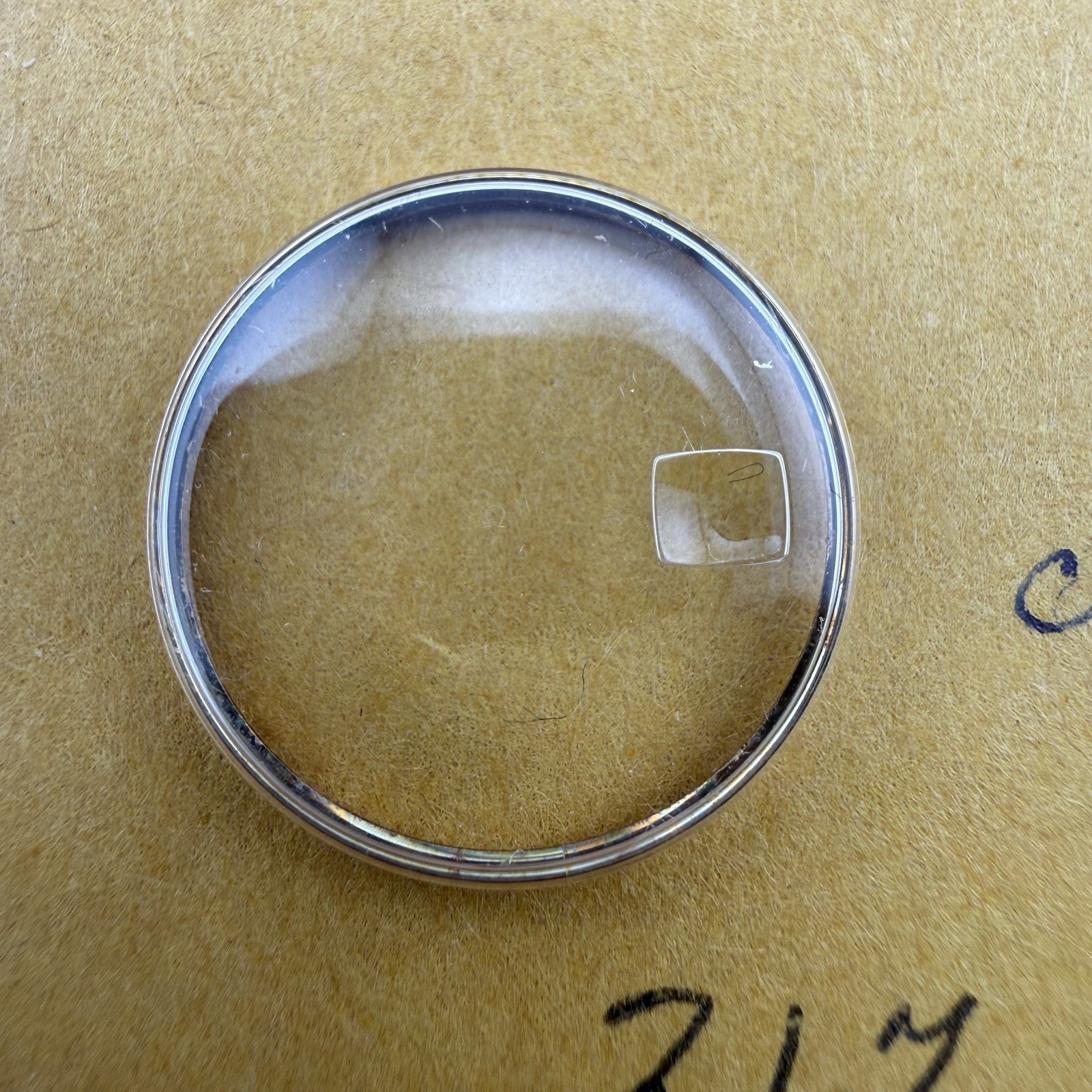Genuine Omega 21.7mm Crystal 2545 Watch Part Yellow Tension To Fit Ref 566.016