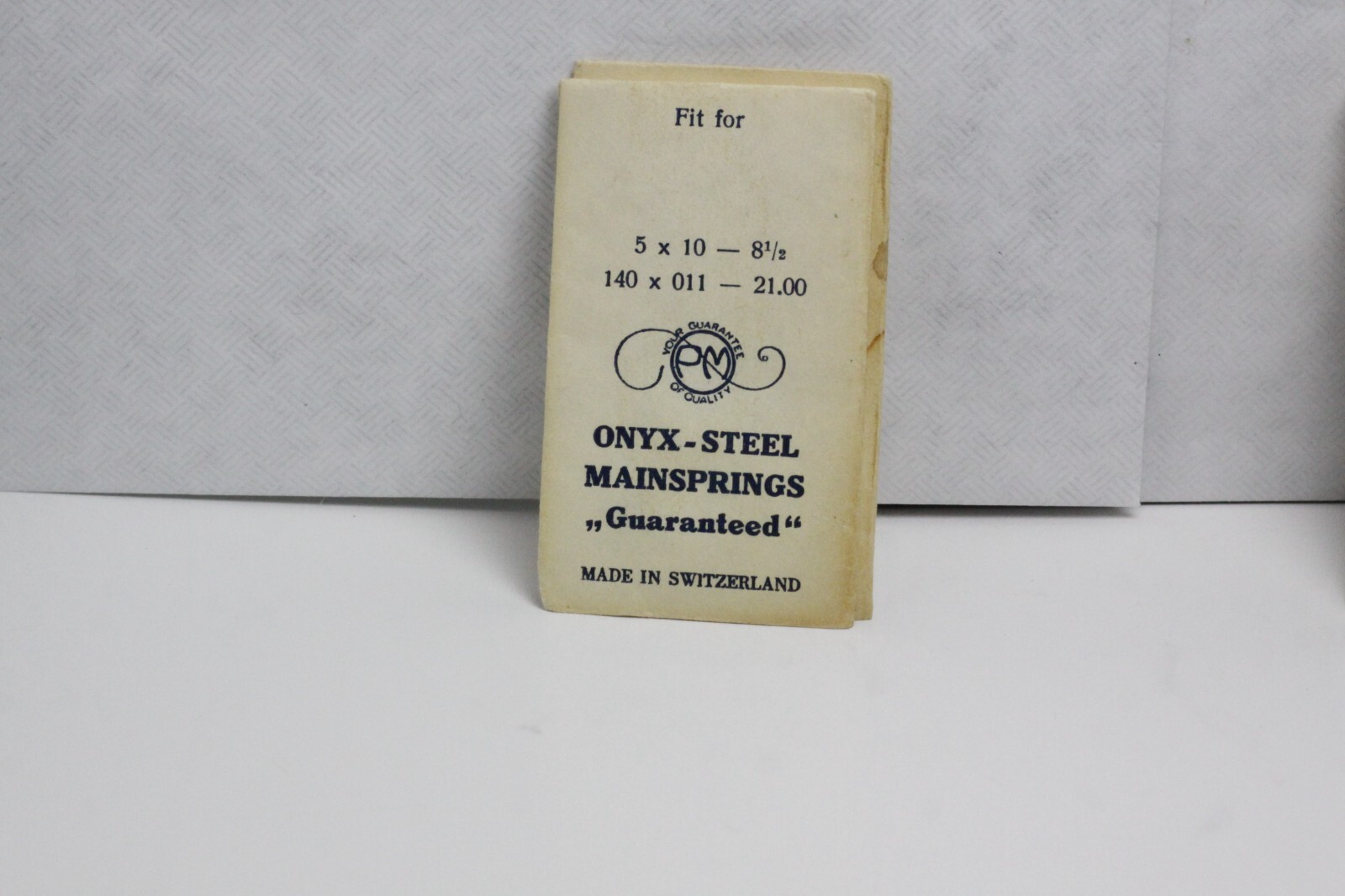 ONYX-STEEL FOR 5X10X8.5 39R