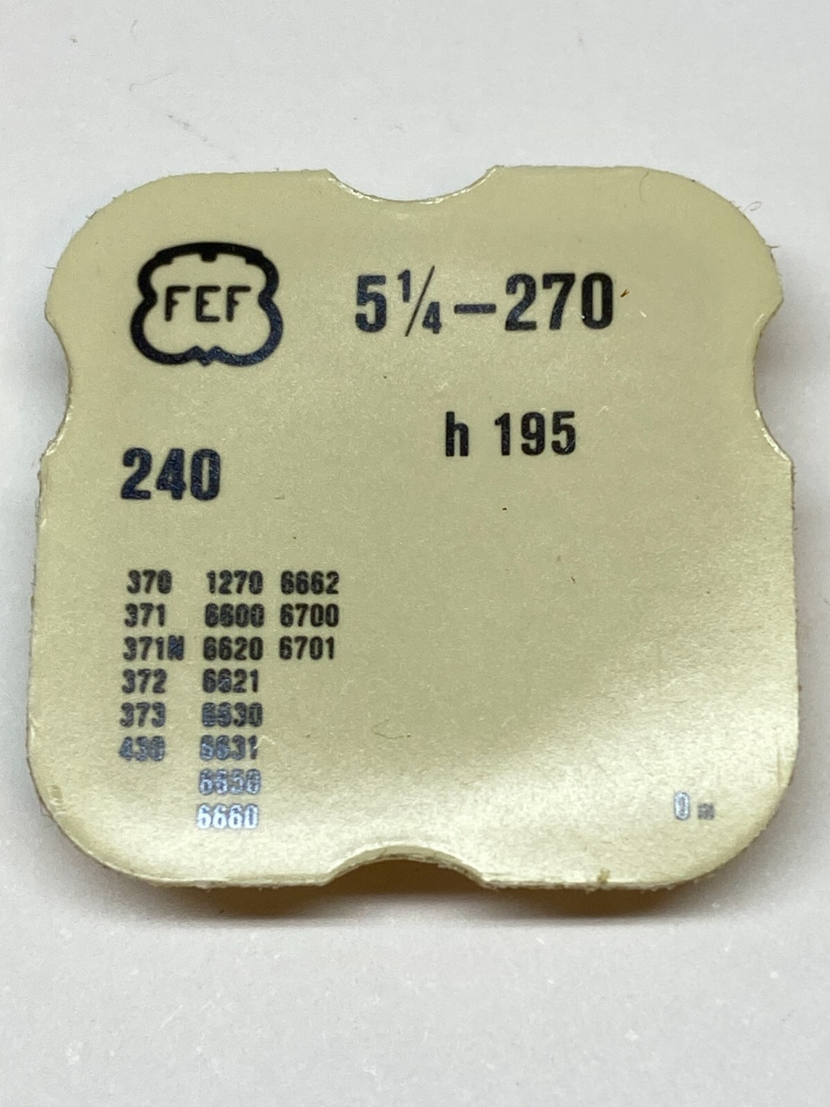 FEF Cal 270 370-373 430 1270 6600- 6701 Part 240 Cannon Pinion