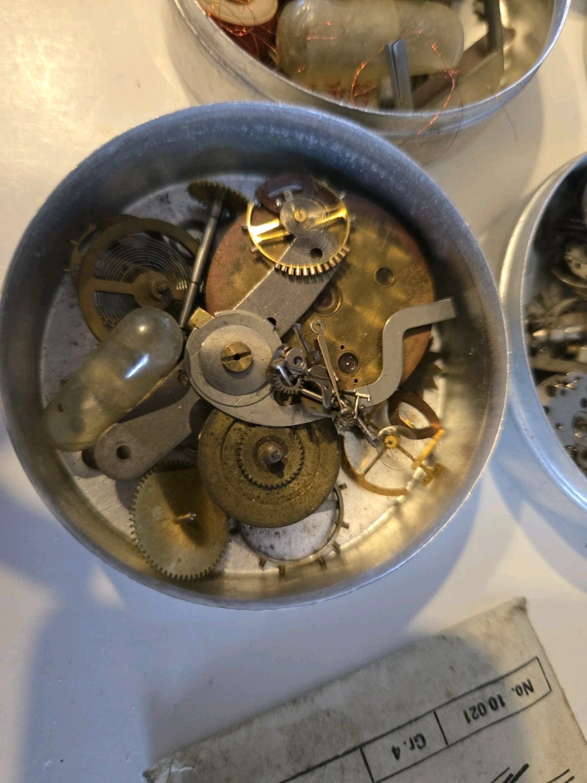 Vintage Watchmakers Part’s Estate Watch Repair Parts Bulk Lot #2.