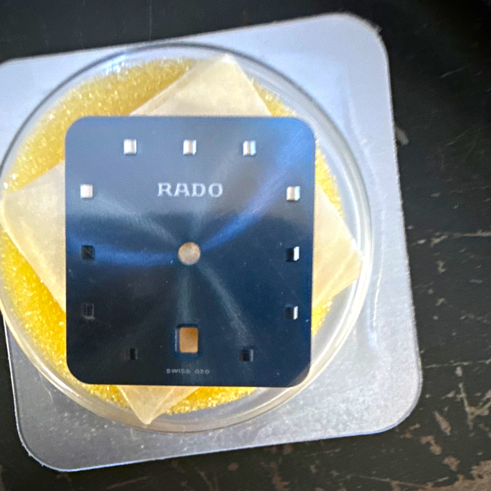 Rado Blue Dial & Hands for Rado 152.0332.3.020 Non-Numeric Hour Marks 0332.020