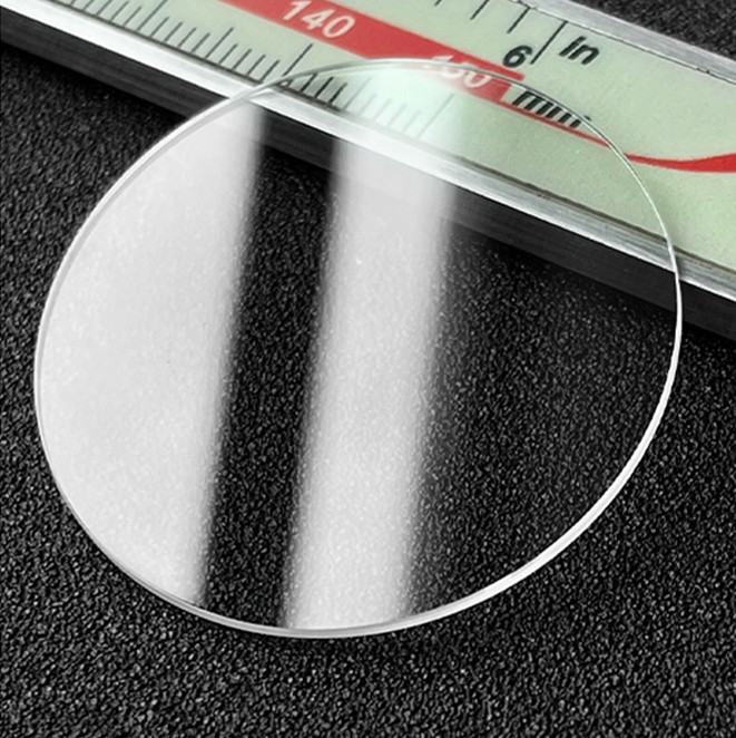 0.8/1.0/1.5/2.0mm Thick Flat Mineral Glass Watch Crystal 15-60mm Watch Repair