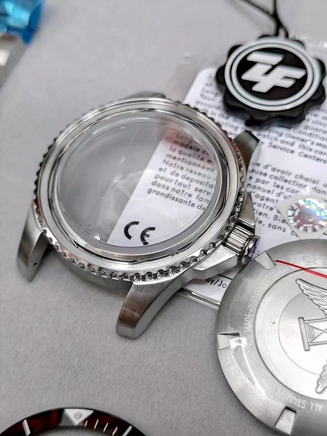 41mm Stainless Steel Watch Case With Band Kit 2824