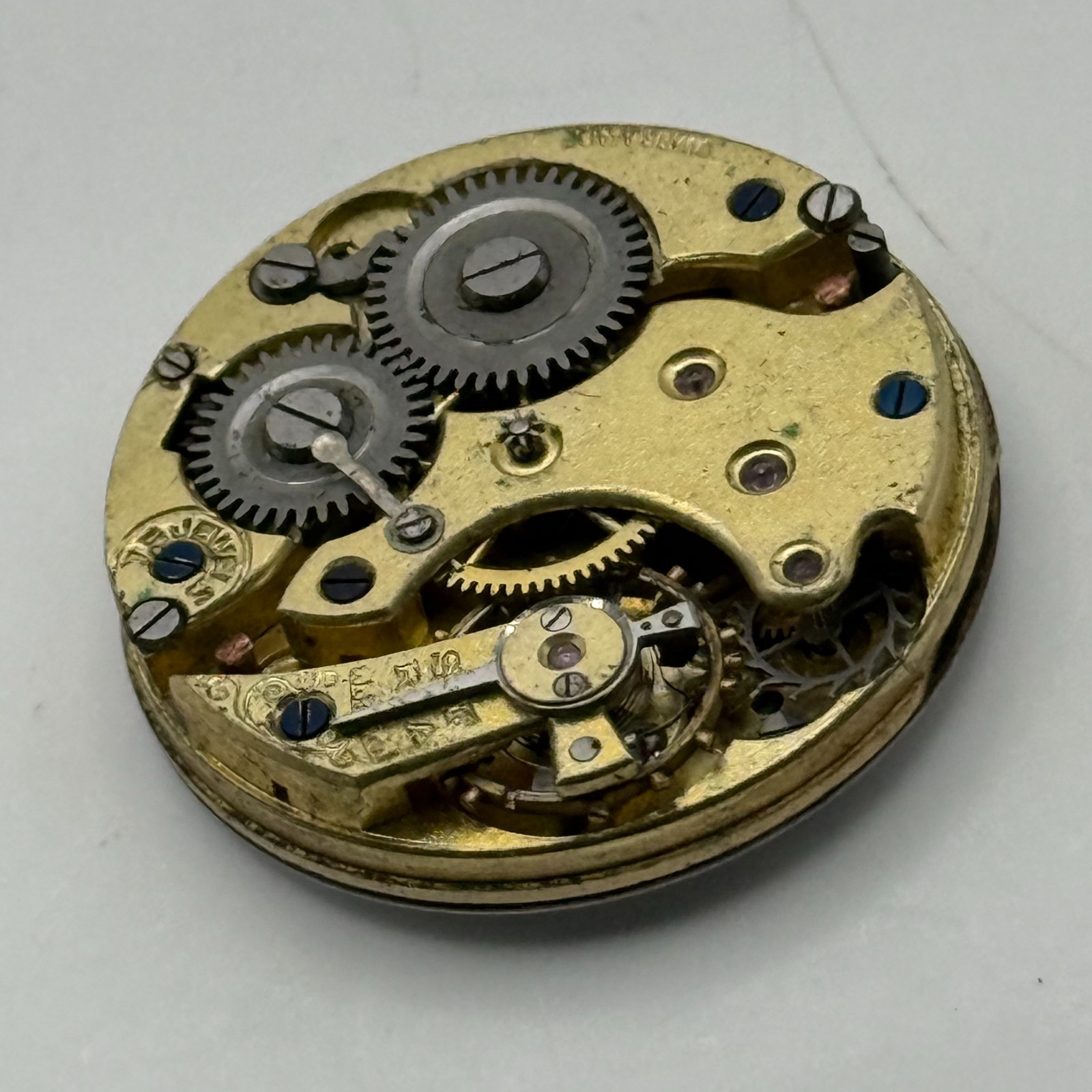 Rolex Rebberg Watch Movement 15 Jewels Swiss Manual Wind Parts Repair 25.4mm