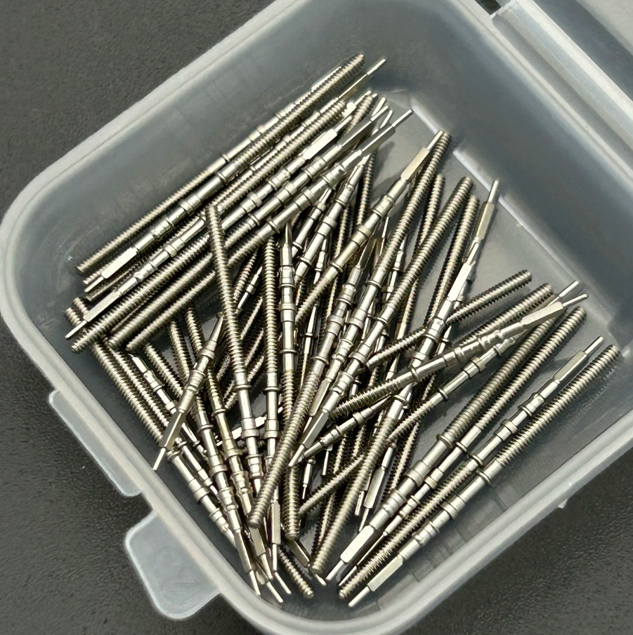 10pcs Silver Watch Steel Stem Crown Kit Spare Parts for NH34 NH35 NH36 – NEW