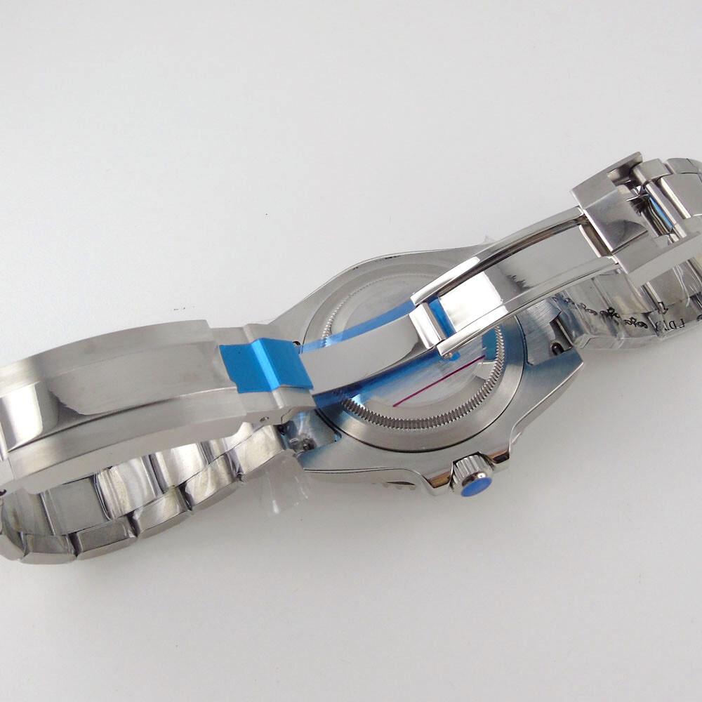 Tandorio 20ATM 40mm “Sub” Collection Sapphire Stainless Steel Watch Case Strap