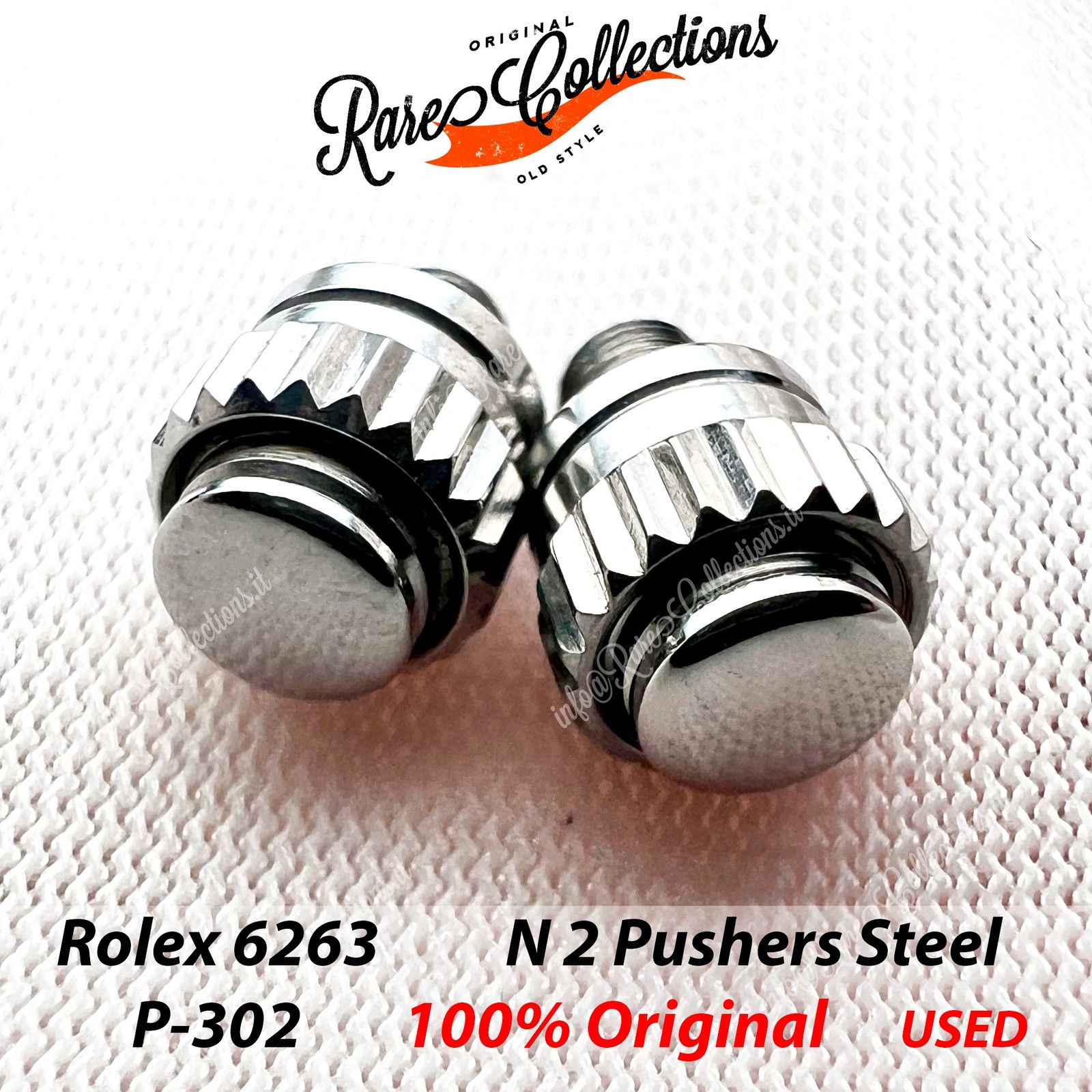 Rolex 6263 6265 DAYTONA 24-P302-0 Genuine Pushers Buttons Buttons