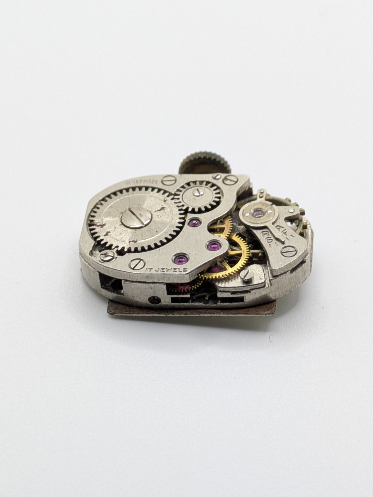 Binesa FHF 75 Manual Wind Watch Movement Swiss 17 Jewels Parts Repair 15.6mm