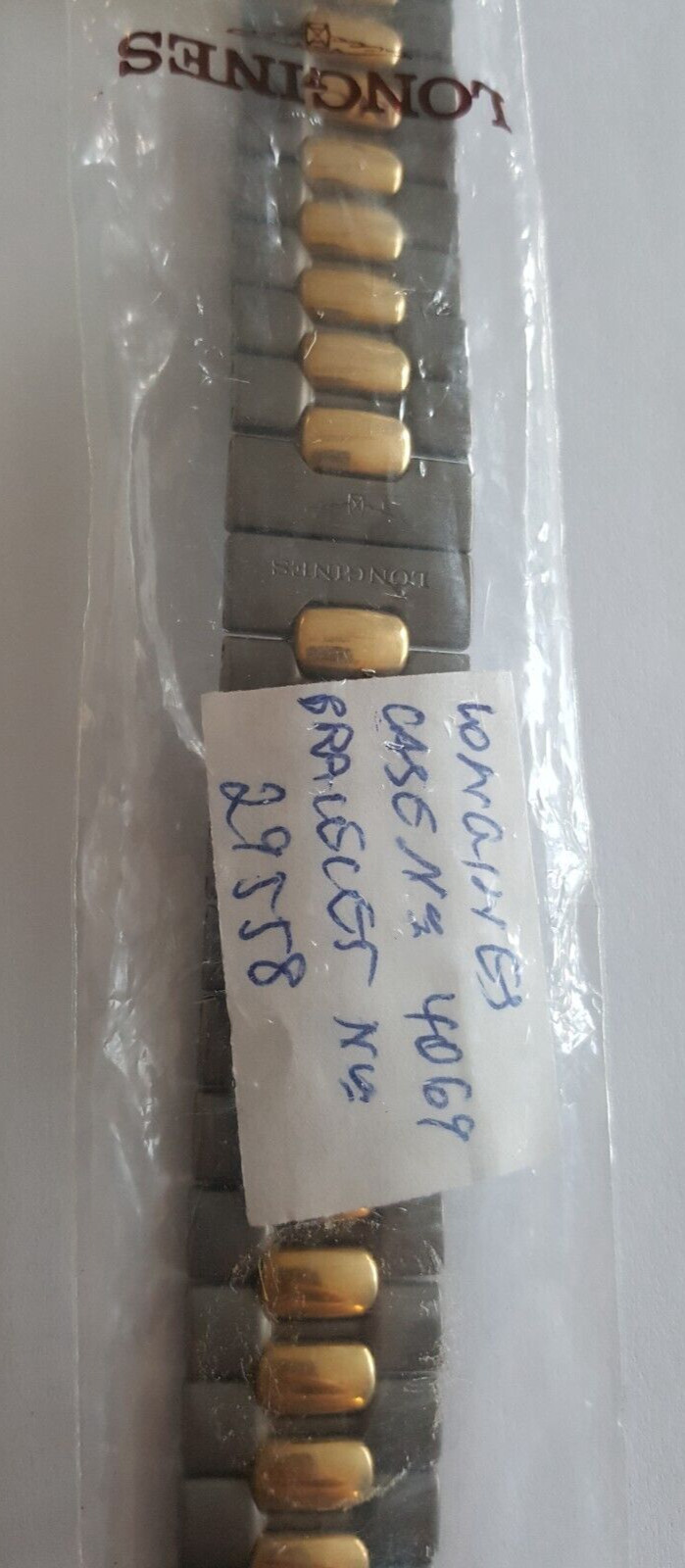 Longines Titanium-Gold Plated Watch Bracelet Number 29558
