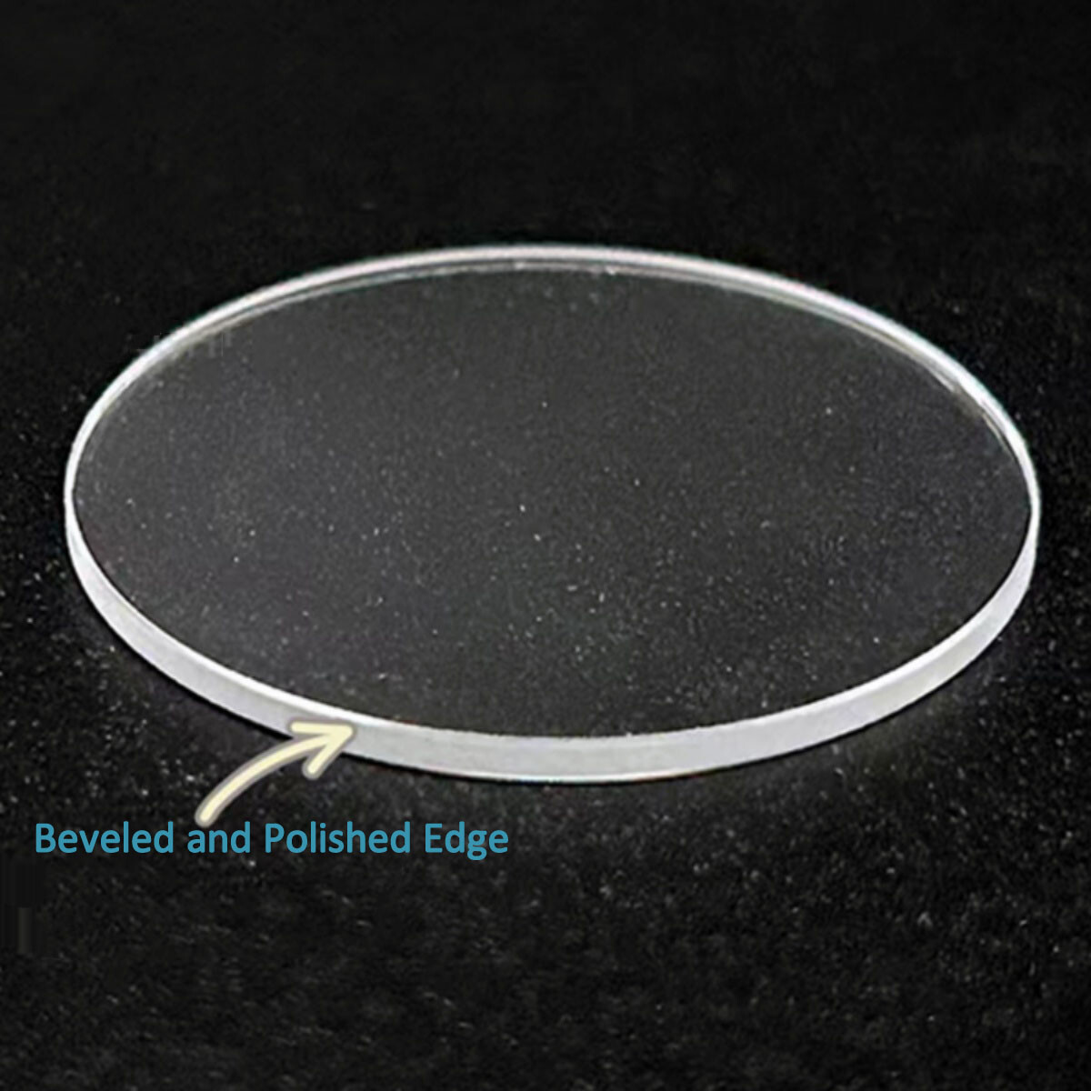 Diameter 13mm – 24.5mm Thickness 0.8mm – 2.1mm Flat Sapphire Lens
