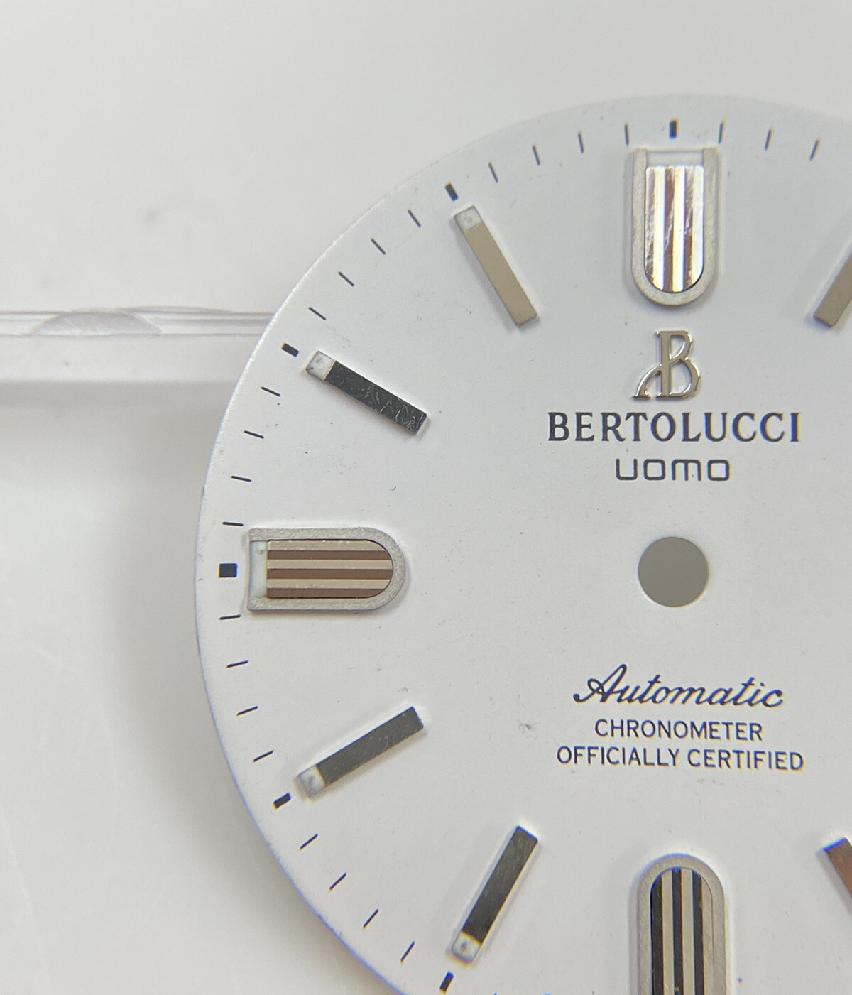 Original Bertolucci Uomo Automatic 28mm White Dial Ref: 884.55.41.10B