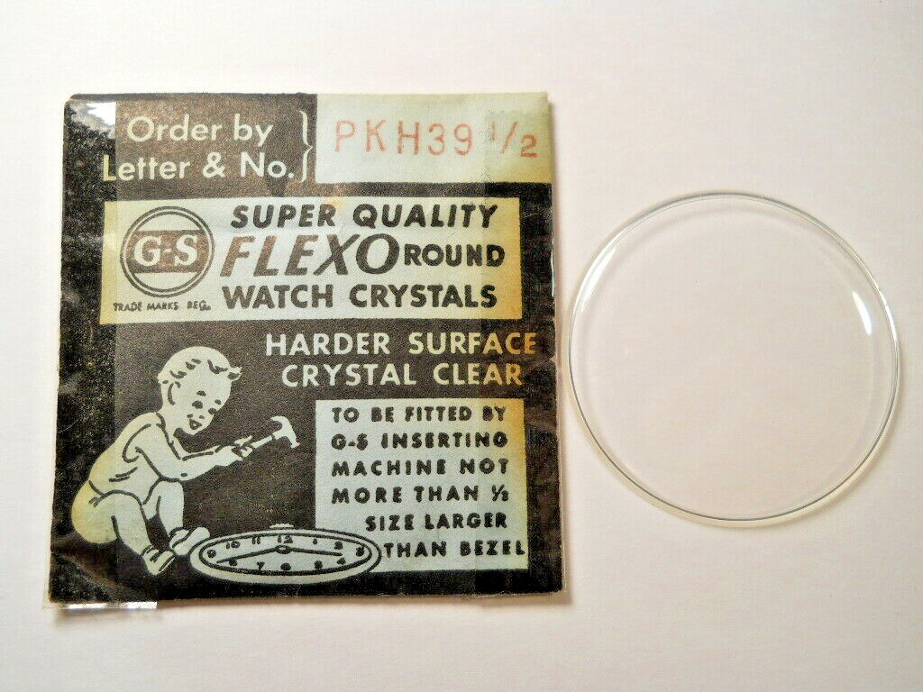 Choice GS PKH 39½ – PKH70 Flexo Pocket Watch Crystal 37.7 – 57.1 mm Replacement