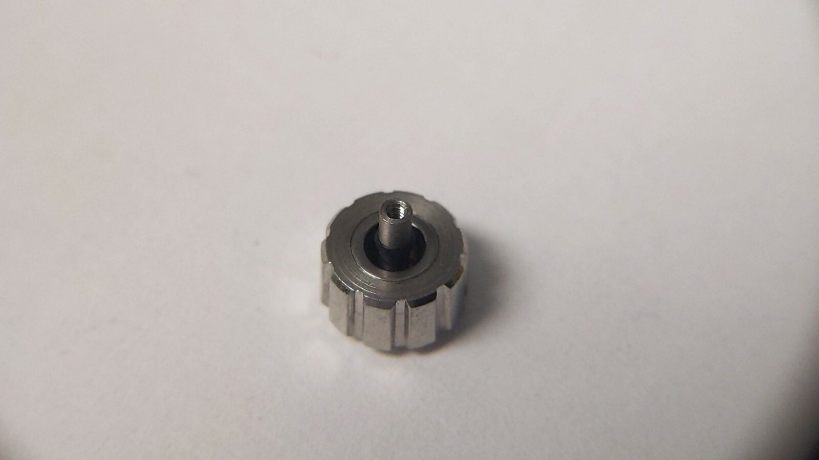 CROWN S/S white 6.5mm diameter x 2.5mm tube (tube not included) long post