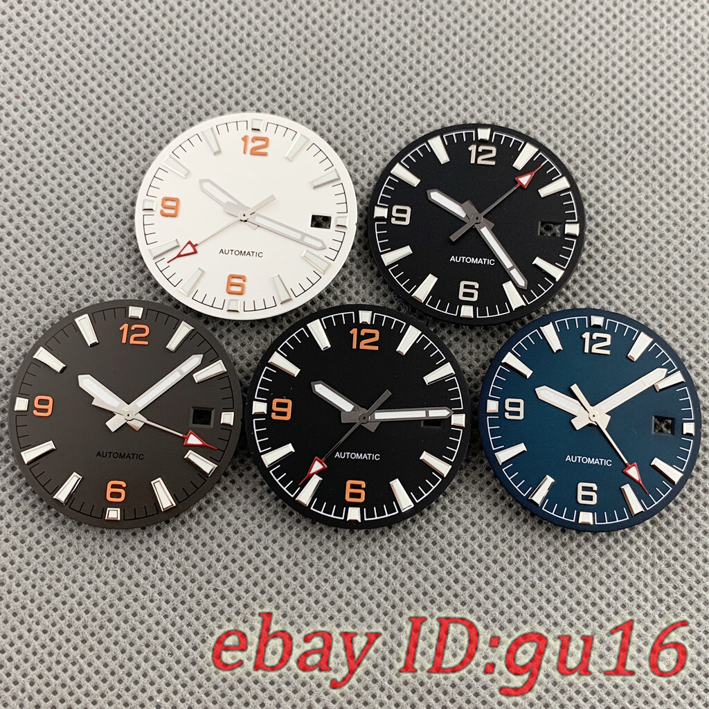 31mm sterile watch Dial and hands Fit NH35A ETA 2836/2824 Miyota 8215 821A 8205