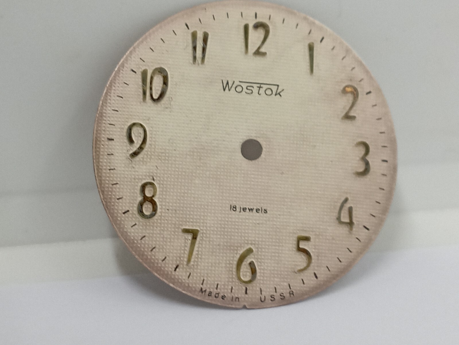 Vintage New NOS DIAL FOR Vostok 2pcs. Wostok Восток Watch 18 Jewels Cal. 2209