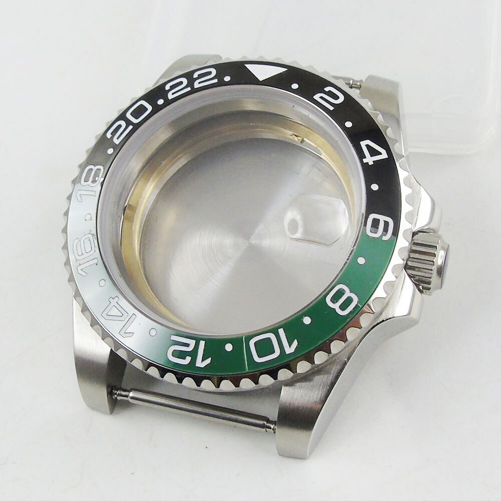 40mm Watch Case Fit NH35A ETA2824 2836 Miyota8215 DG2813 PT5000 Sapphire Glass