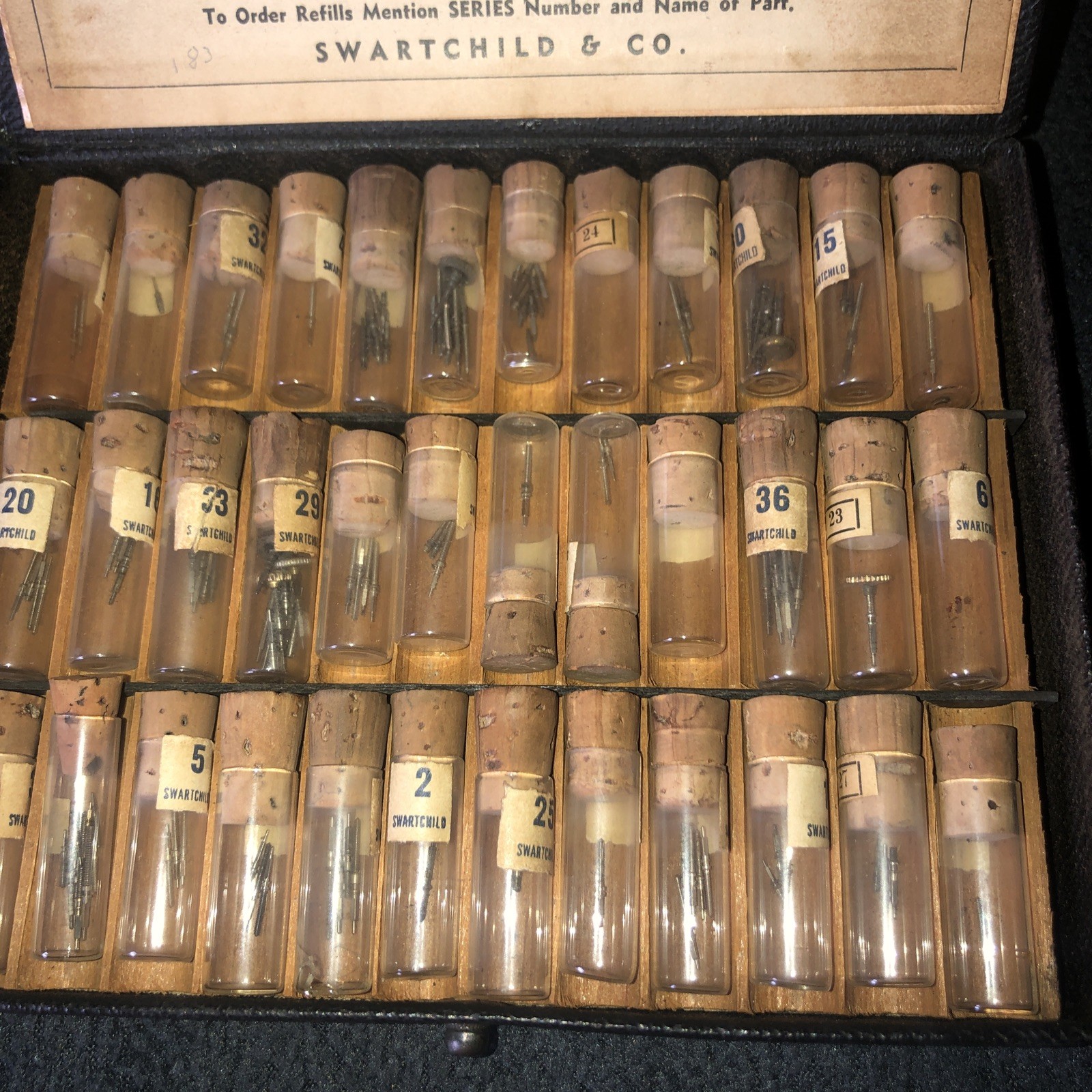 Vintage Swartchild Swiss Oversize Hub Stems No. 495037