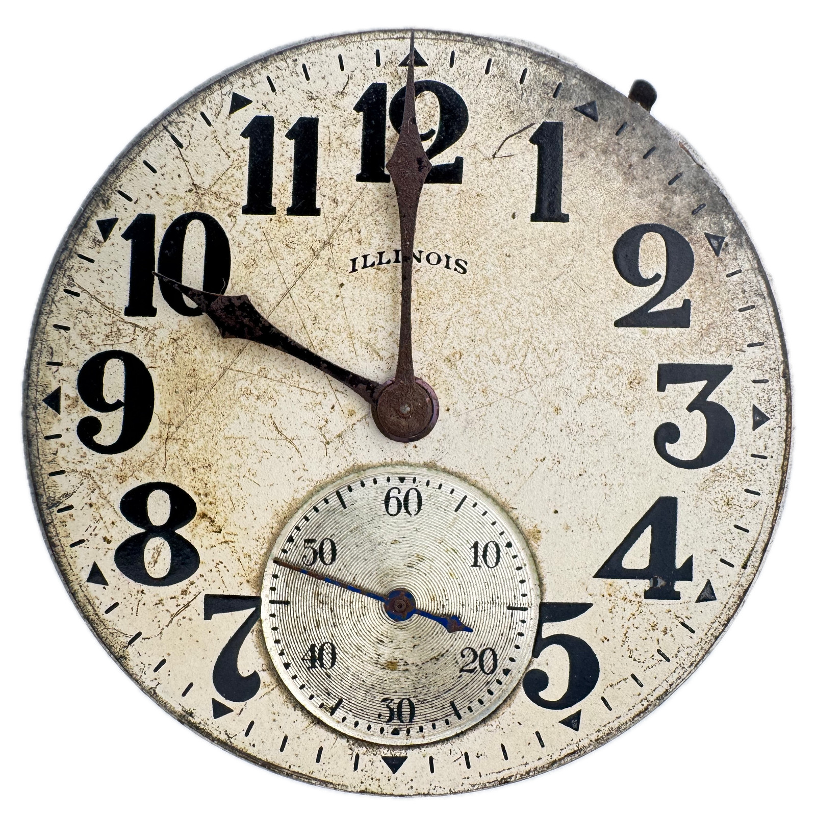 Antique 17s 1925 Illinois 23J Railroad Pocket Watch Movement Sangamo Special USA