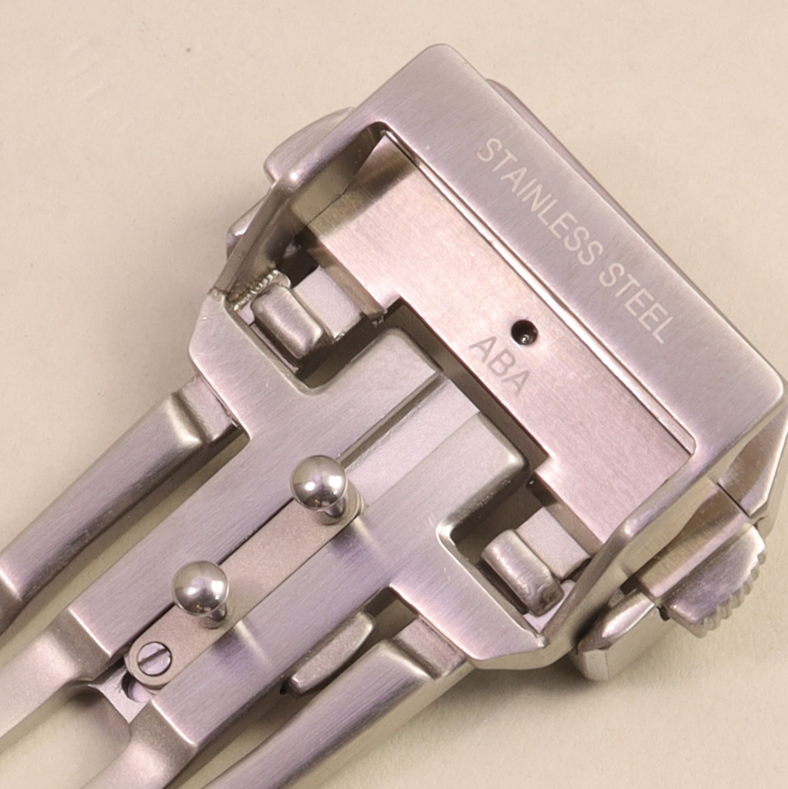 18mm LONGINES Clasp For Leather Rubber Watch Strap Silver NEW 18mm Pins