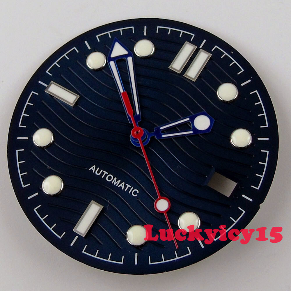 31mm watch dial fit for Miyota 8215 DG2813 NH35A Automatic movement dial+hands