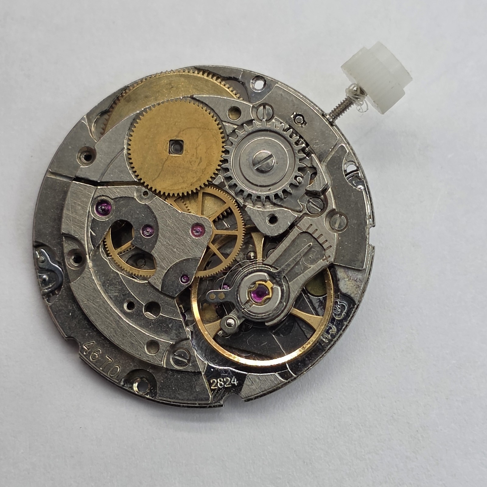 Various Watch Movement Lot Of 5 Quartz 7 Jewels Swiss Parts Or Repair #V11