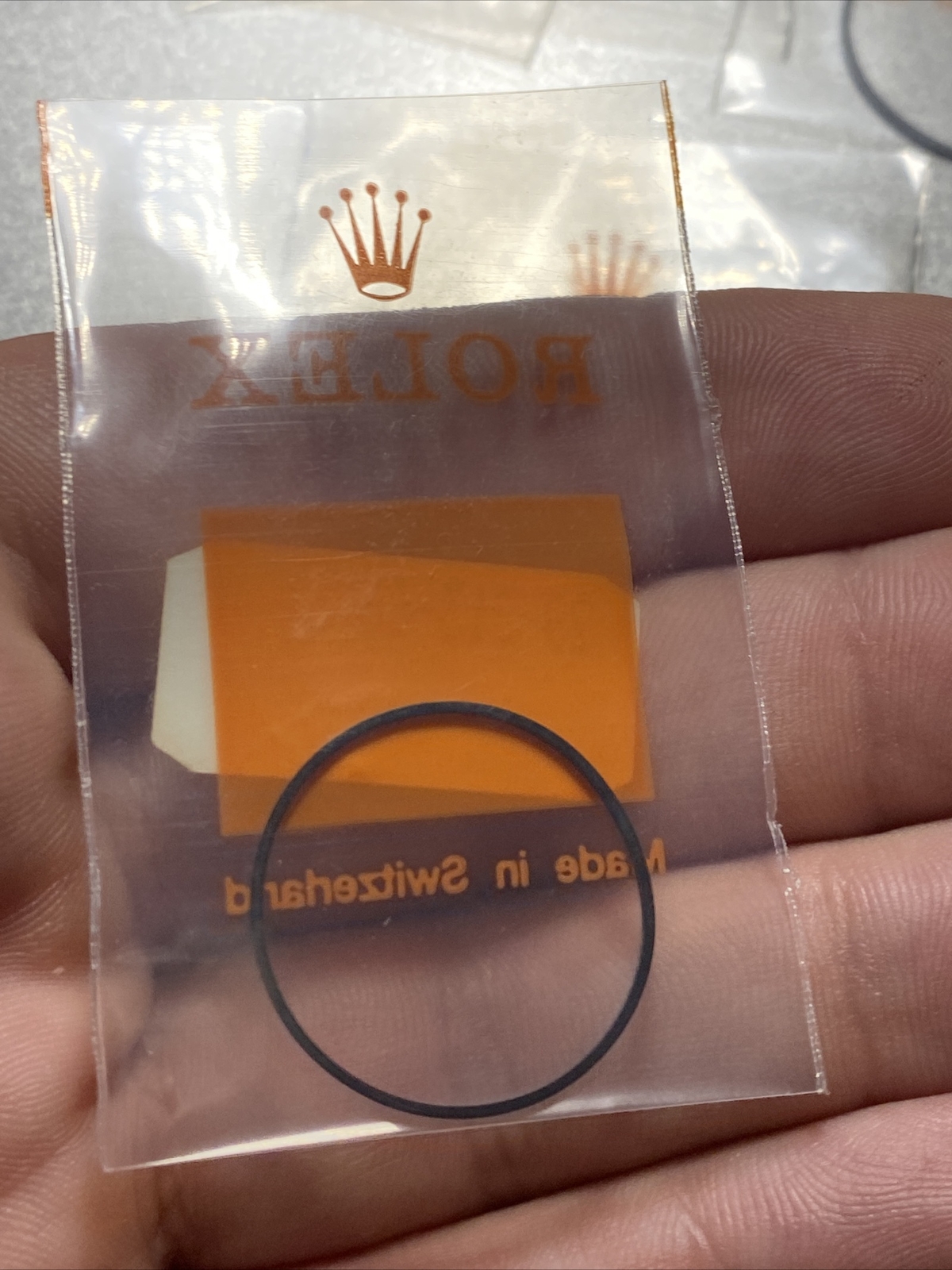 ONE Genuine Rolex Gasket 29-213-66 For Case Back O Ring NOS Open Package Part