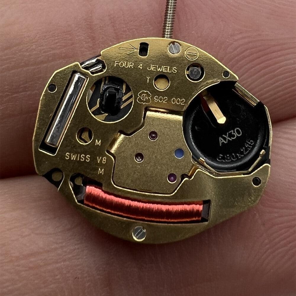 Quartz ETA 902.002 Swiss Movement Watch with 2 Hands
