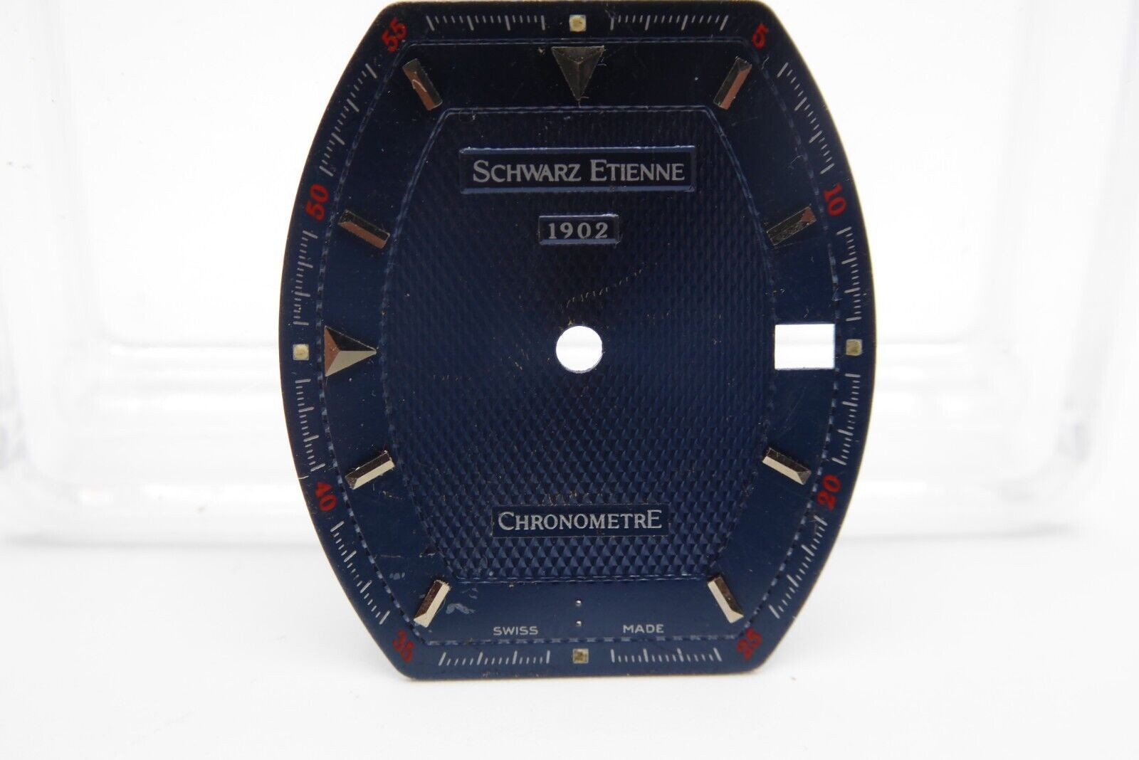 Schwarz Etienne Villeroy 1902 Chronometre, dial
