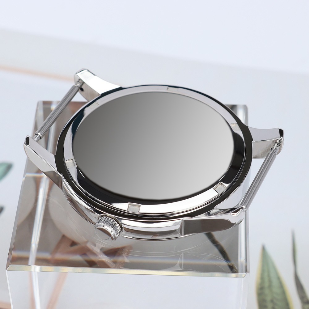 Diver Watch Cases 40.5mm Polished 316L Stainless 10ATM For Miyota GM00 Movement