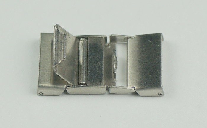 15mm or 16mm Seiko style clasp buckle clip metal mesh straps bracelets safety