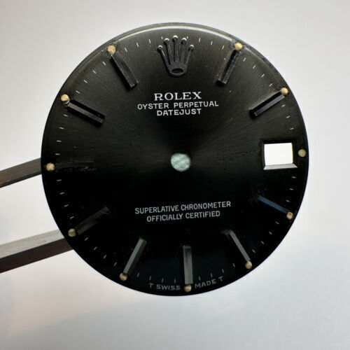 Rolex Boy Black Grey 31mm Datejust Dial 6824 68240 6827 68274