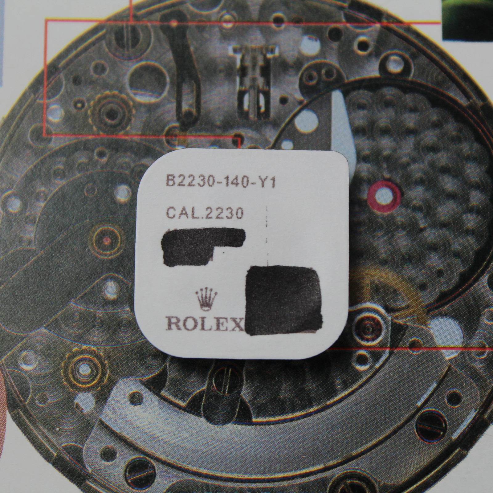 NEW Rolex 2230-140 Upper Bridge Original Blister Automatic Device