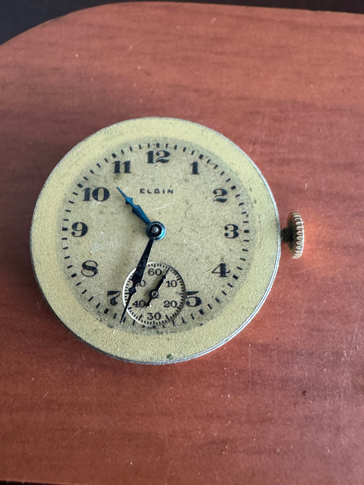 VINTAGE 6/0 SIZE ELGIN POCKET WATCH MOVEMENT GR. 430 NOT RUNNING GOOD BALALNCE
