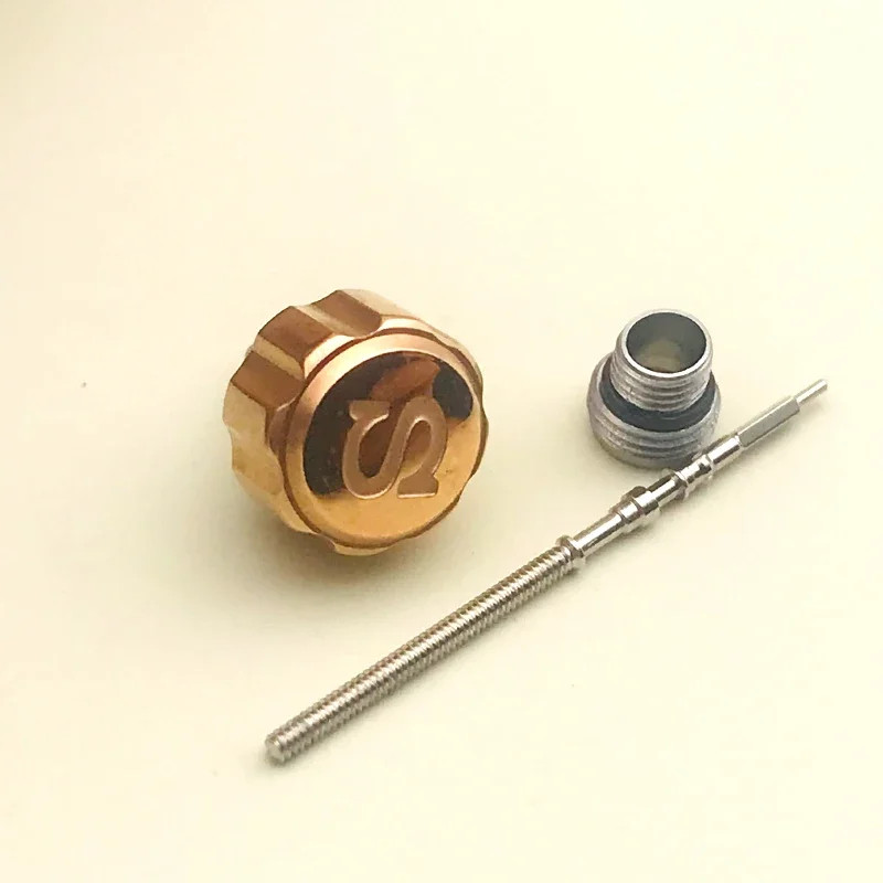 7Mm Screw-In Watch Crown SKX007 SRPD Replace Crown Engraved Signed ‘S’ Fits Nh35