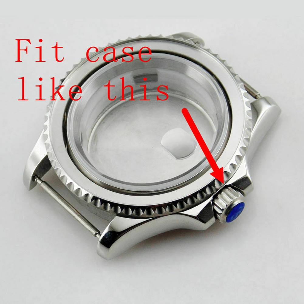 Professional Stainless Steel Watch Crown Part For NH35 NH36 Watch Movement